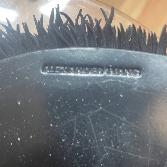 Alexander Wang Black suede Slide Sandals sz39/9 - Picture 8 of 8